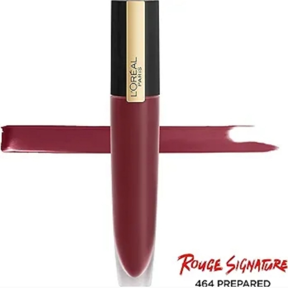 L'Oreal Paris Makeup Rouge Signature Matte Lip Stain, 464 Prepared